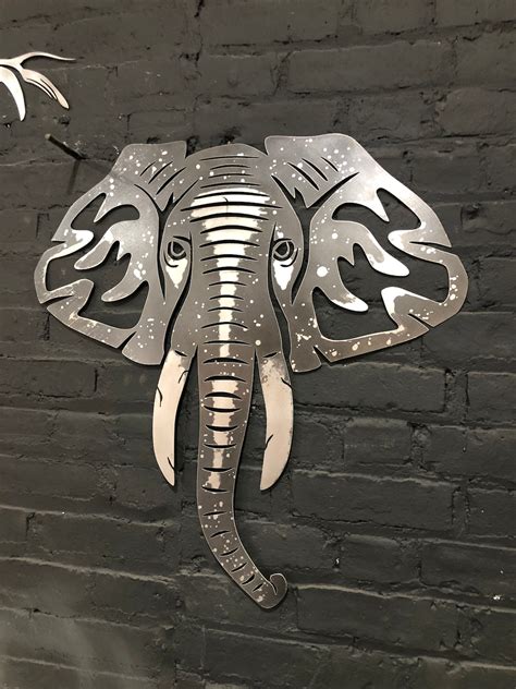 Elephant Wall Art Metal (188) 